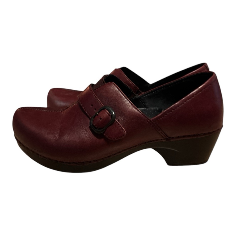 Dansko Burgundy Mules - Picture 3 of 5